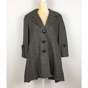 Cabi Style 169 Shakespeare Wool Tweed Swing Coat